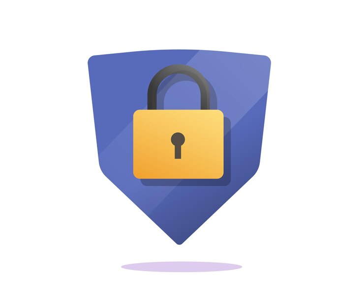 A secure lock icon representing the privacy and security of personal information at MyGardenCair.